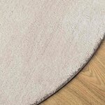 vidaXL Tapis HUARTE Couleur sable 140 x 200 cm Polyester