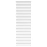 vidaXL Store zèbre blanc 75x200 cm largeur du tissu 70 9 cm polyester