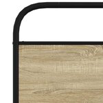 vidaXL Cadre de lit sans matelas 90x200cm chêne sonoma bois ingénierie