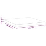 vidaXL Matelas Blanc 160 x 200 cm Mousse à mémoire de gel