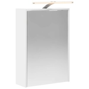 vidaXL Armoire Miroir de Salle de Bain Blanc 43 x 16 x 62.5 cm