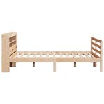 vidaXL Cadre de lit et tête de lit sans matelas 135x190 cm