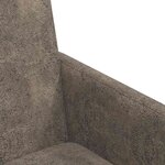 vidaXL Chaises de Salle à Manger avec Roues 2 Pièces Gris foncé