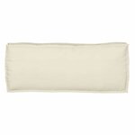 vidaXL Set de coussins de palette 2 Pièces Crème 100 x 40 x 8 cm
