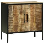 vidaXL buffet 70x35x70 cm Bois massif brut de mangue
