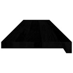 vidaXL Marches d'escalier 20 Pièces marron foncé 110x30x2 cm chêne massif