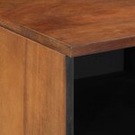 vidaXL Meuble TV Marron miel 100 x 33 x 46 cm Bois de mangue massif