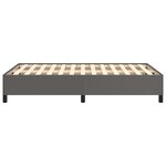 vidaXL Cadre de lit sans matelas gris 120x200 cm similicuir