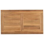 vidaXL Table basse Marron 70 x 40 x 36 cm Bois de teck solide