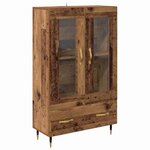 vidaXL Haut Armoire Bois Ancien 69 5 x 31 x 115 cm Bois d'ingénierie