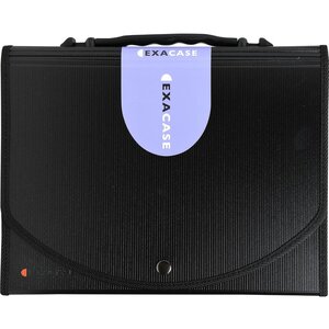 Trieur valisette noir en13 compartiments.Dos extensible 55934E x 5 EXACOMPTA