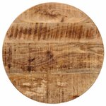 vidaXL Table basse 45x45x40 cm bois de manguier solide et fer