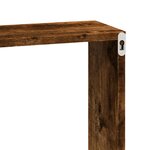 vidaXL Armoire murale 100x16x30 cm chêne fumé bois d'ingénierie