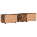 vidaXL Cabinet en Bois Chêne fumé 150 x 39 x 30 cm Bois d'ingénierie