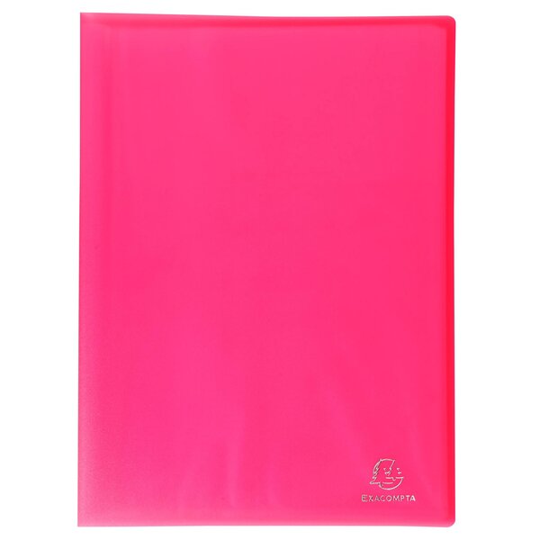 Protège-documents En Polypropylène Semi Rigide Chromaline 60 Vues - A4 - Rouge - X 12 - Exacompta