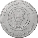 Monnaie EAGLE OF INDEPENDENCE 250 Anniversaire 1/2 Oz Argent 50 Francs Rwanda 2026 (PRÉCOMMANDE)