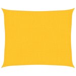 vidaXL Voile d'ombrage 160 g/m² Jaune 2 5x3 m PEHD