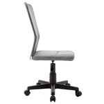 Chaise fauteuil siège de bureau informatique étude 44 x 52 x 100 cm tissu en maille gris 02_0024023