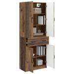 vidaXL Ensemble de Meubles 2 Pièces Bois ancien Bois d'ingénierie