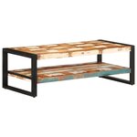 vidaXL Table basse 120x60x40 cm Bois de récupération solide