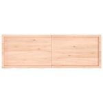 vidaXL Étagère murale 180x60x(2-6) cm bois de chêne massif non traité