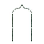 vidaXL Voûte de jardin Vert foncé 120x38x258 cm Fer
