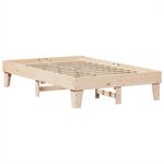 vidaXL Cadre de lit sans matelas 120x190 cm bois de pin massif
