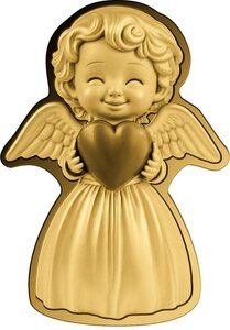 Pièce de monnaie en Or 3000 Francs g 0.031 (1/1000 oz) Millésime Gold Gift GUARDIAN ANGEL 1/1000