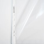 Sachet De 10 Pochettes Perforées Ouverture Haut Et Côté - Polypropylène Lisse 6/100e - A4 - Cristal - X 10 - Exacompta
