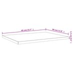 vidaXL Étagères murales 4 Pièces chêne fumé 40x30x1 5cm bois d'ingénierie