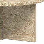 vidaXL Étagère Murale Chêne Sonoma 38 x 19 x 19 cm Bois d'ingénierie