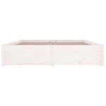 vidaXL Cadre de lit avec tiroirs Blanc 120x200 cm