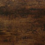 vidaXL Meuble TV Chêne fumé 140x40 5x35 cm Bois d'ingénierie