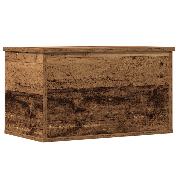 Boîte de rangement vidaXL en bois ancien 60x35x35 cm en bois reconstitué