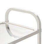 vidaXL Chariot de cuisine à 4 niveaux 107x55x125 cm Acier inoxydable