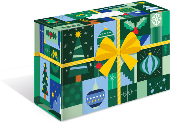 Colissimo Prêt-à-Envoyer France - Boîte de taille L - 5 kg - Des fêtes hautes en couleur