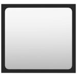 vidaXL Ensemble de meubles de salle de bain Noir Aggloméré