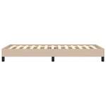 vidaXL Cadre de lit sans matelas cappuccino 100x200 cm similicuir