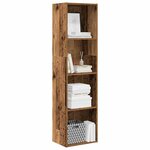 vidaXL Bibliothèque vieux bois 40x30x152 cm bois d'ingénierie
