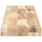 vidaXL Étagères flottantes 4 Pièces 140x20x4 cm acacia massif non traité