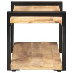 vidaXL Meuble TV 90x40x40 cm Bois de manguier brut