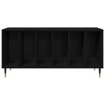 vidaXL Meuble à vinyles Chêne noir 100 x 38 x 48 cm Bois d'ingénierie