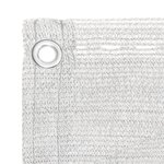 vidaXL Écran de balcon Blanc 120x400 cm PEHD