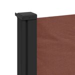 vidaXL Auvent latéral rétractable marron 117x300 cm