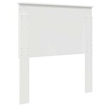 vidaXL Tête de lit Blanc 80 cm Bois d'ingénierie
