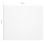 vidaXL Protecteur de table transparent 70x70 cm 2 mm PVC