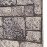 vidaXL Panneaux muraux 3D design de brique gris clair 10 Pièces EPS
