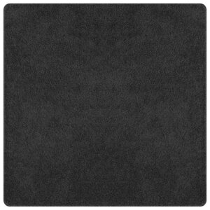 vidaXL Tapis Shaggy Anti-dérapant Gris foncé 160 x 160 cm PP