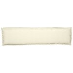 vidaXL Coussins de palette pour banc 2 Pièces Crème 150x40x8 cm Tissu Oxford
