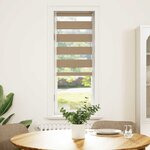 vidaXL Store zèbre marron sable largeur du tissu 45 9 cm polyester